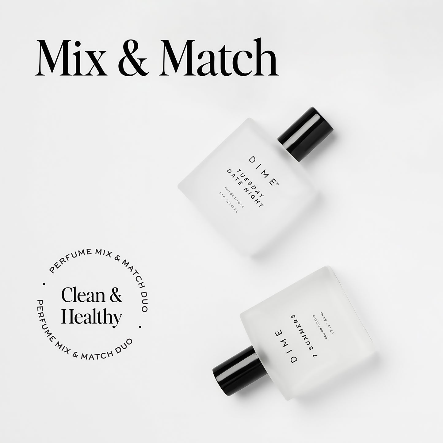 DIME Beauty Signature Fragrance Duo   Includes 7 Summers and Dans Les Bois